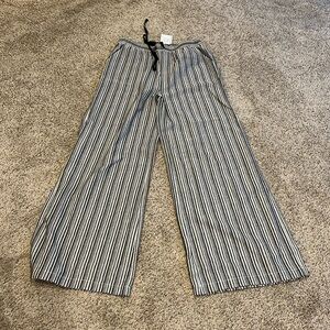 Cotton Bleu beach retreat drawstring pants, medium